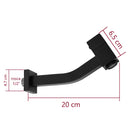Torneira Banheiro ou Tanque Parede Quadrada Preta 20cm - Jardim