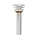 Válvula Banheiro Lavatório 7/8 14cm Metal Cromado S/L