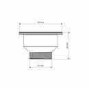Válvula Pia Cozinha Americana 3.1/2 Inox Polido