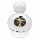 Válvula Tanque ou Banheiro Lavatório 1.1/4" 9cm Metal Cromado S/L